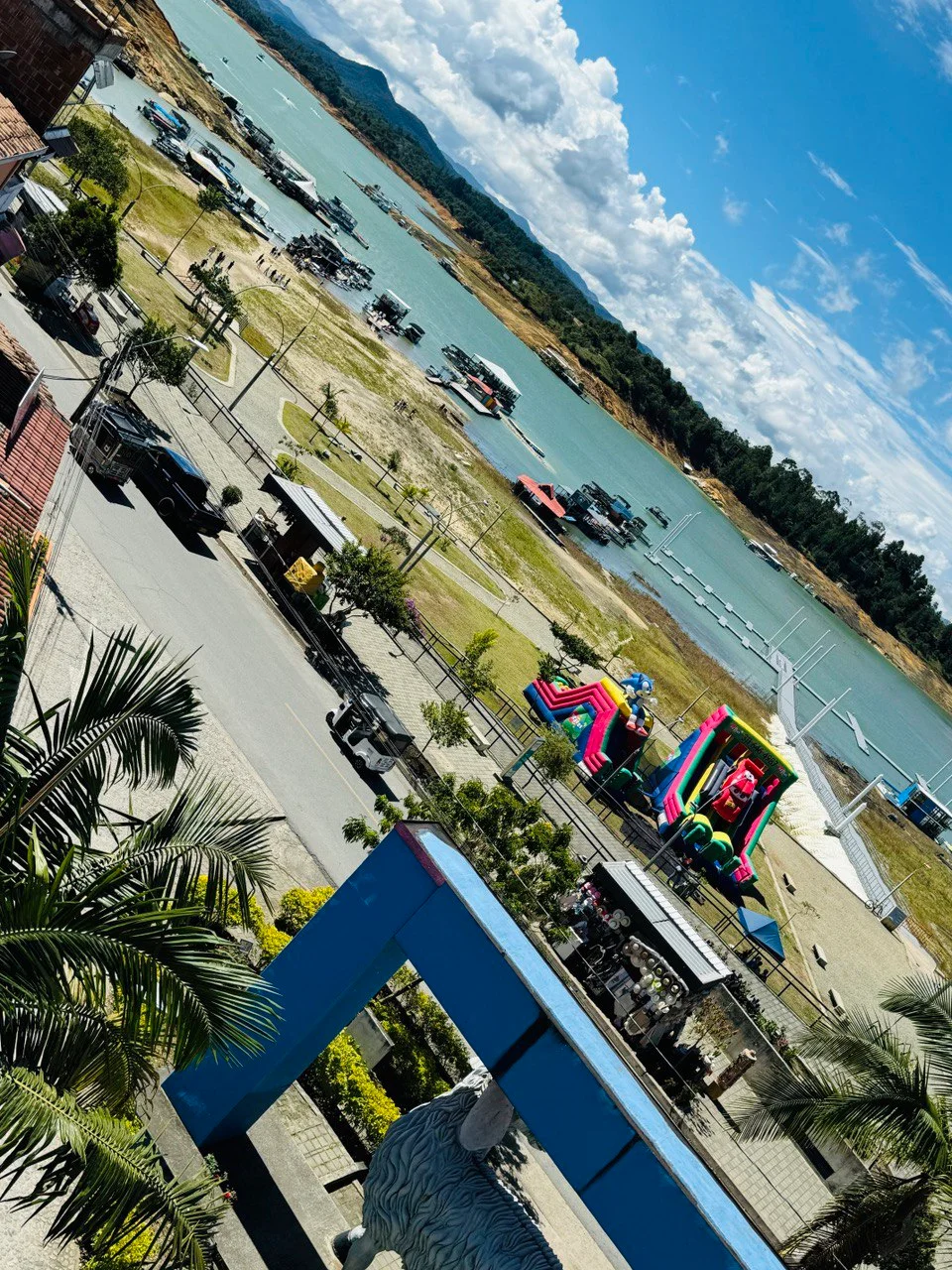 Malecon Guatapé - Vista desde Hotel Guatatur - Guatapé